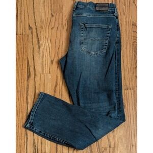Lucky Brand Men's Denim Jeans 410 Athletic Slim Blue Size 34x30 Dark Wash